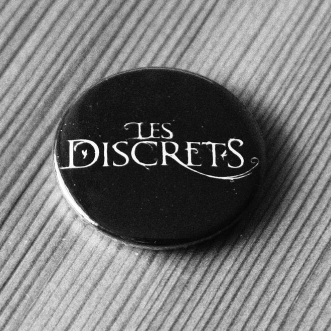 Les Discrets - White Logo (Badge)