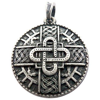 Merovingian Amulet (Antique Silver) (Pendant)