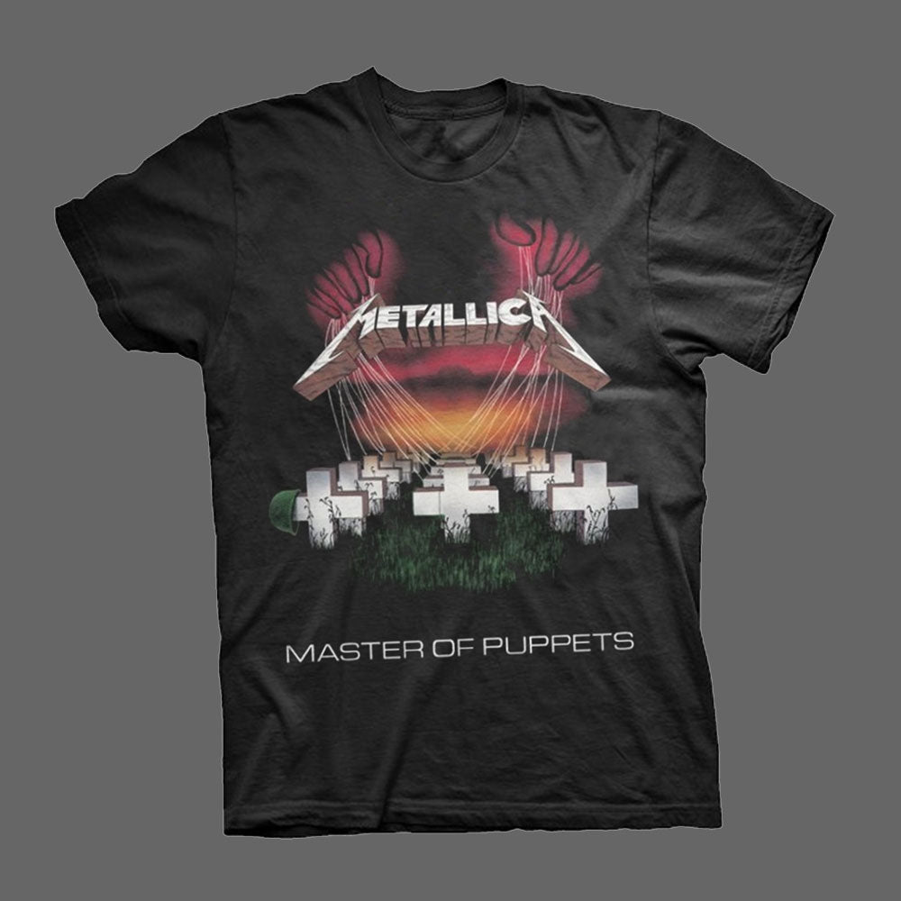 llica Master of Puppets Tシャツ Amazon.com: Metallica Men's Master of Puppets European Tour