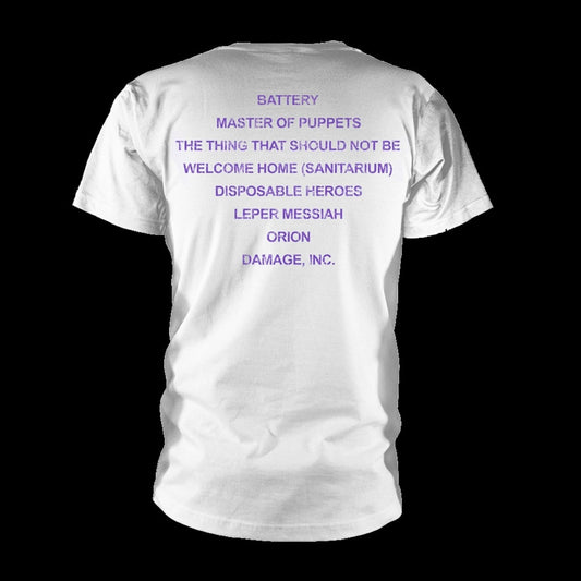 Metallica - Master of Puppets (White) (T-Shirt)