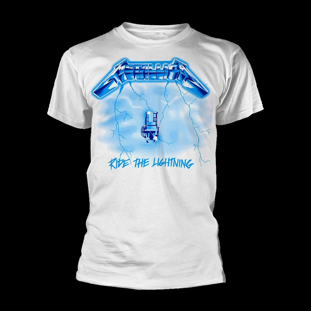 Metallica - Ride the Lightning (White) (T-Shirt) | Todestrieb
