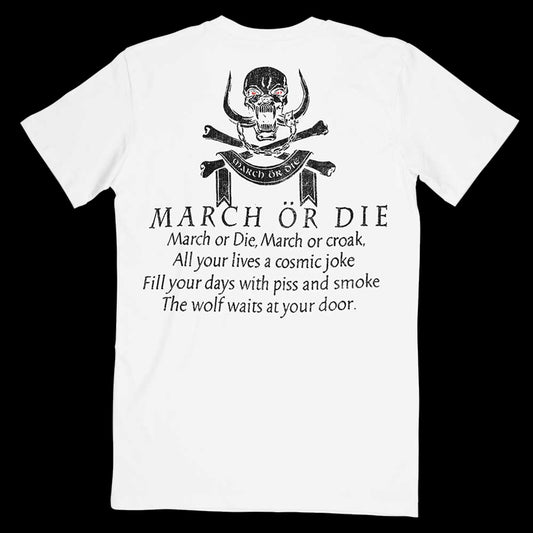 Motorhead - March or Die (White) (T-Shirt)