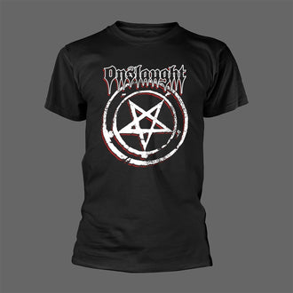 Onslaught - Logo & Pentagram (T-Shirt)