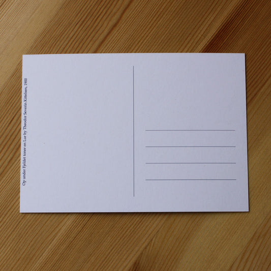 Op under Fjeldet toner en Lur (Postcard)