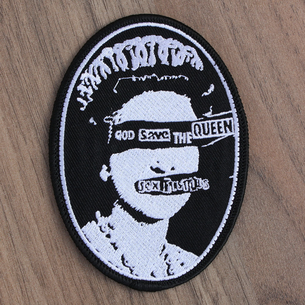 Sex Pistols - God Save the Queen (Oval) (Embroidered Patch) | Todestrieb