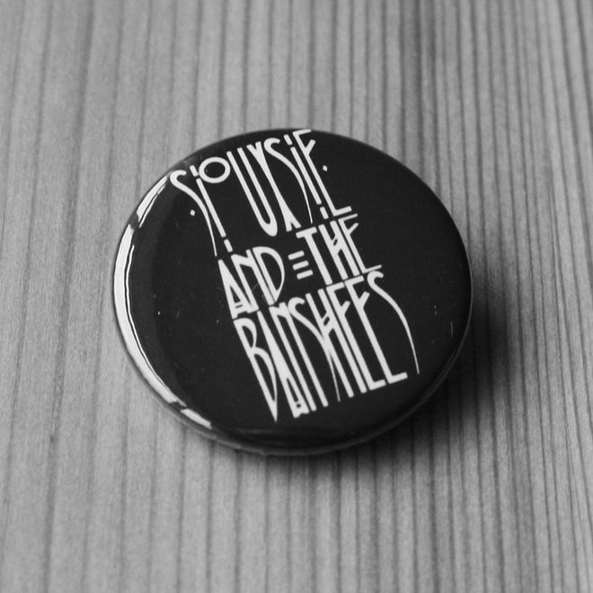 Siouxsie and the Banshees - White Logo (Badge)