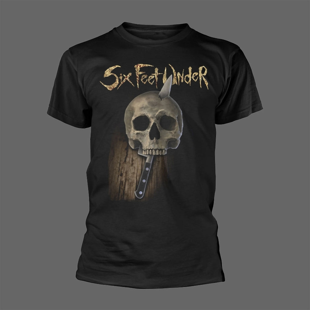 Six Feet Under - Knife Skull (T-Shirt)