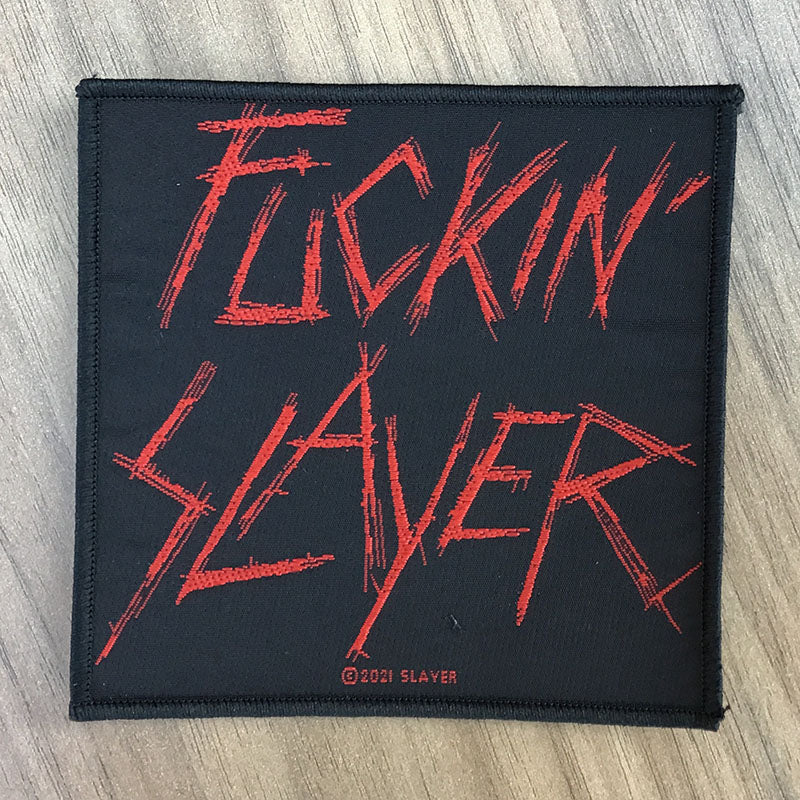 SLAYER スレイヤー FUCKIN' SLAYER プリント Tシャツ 【公式通販】