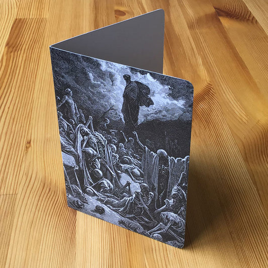 The Vision of the Valley of Dry Bones (Greetings Card)