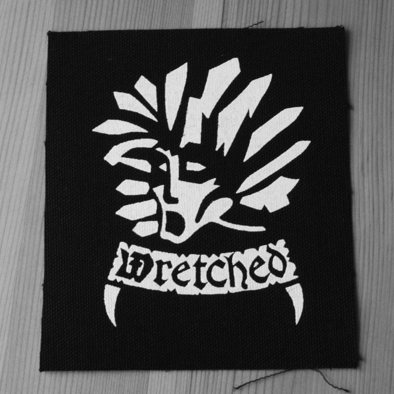 Wretched - White Logo (Printed Patch)