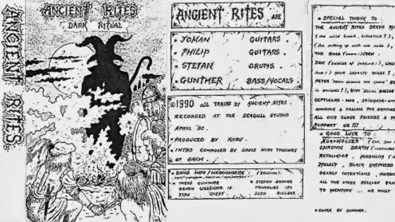 27 Years Ago: ANCIENT RITES release debut demo Dark Ritual