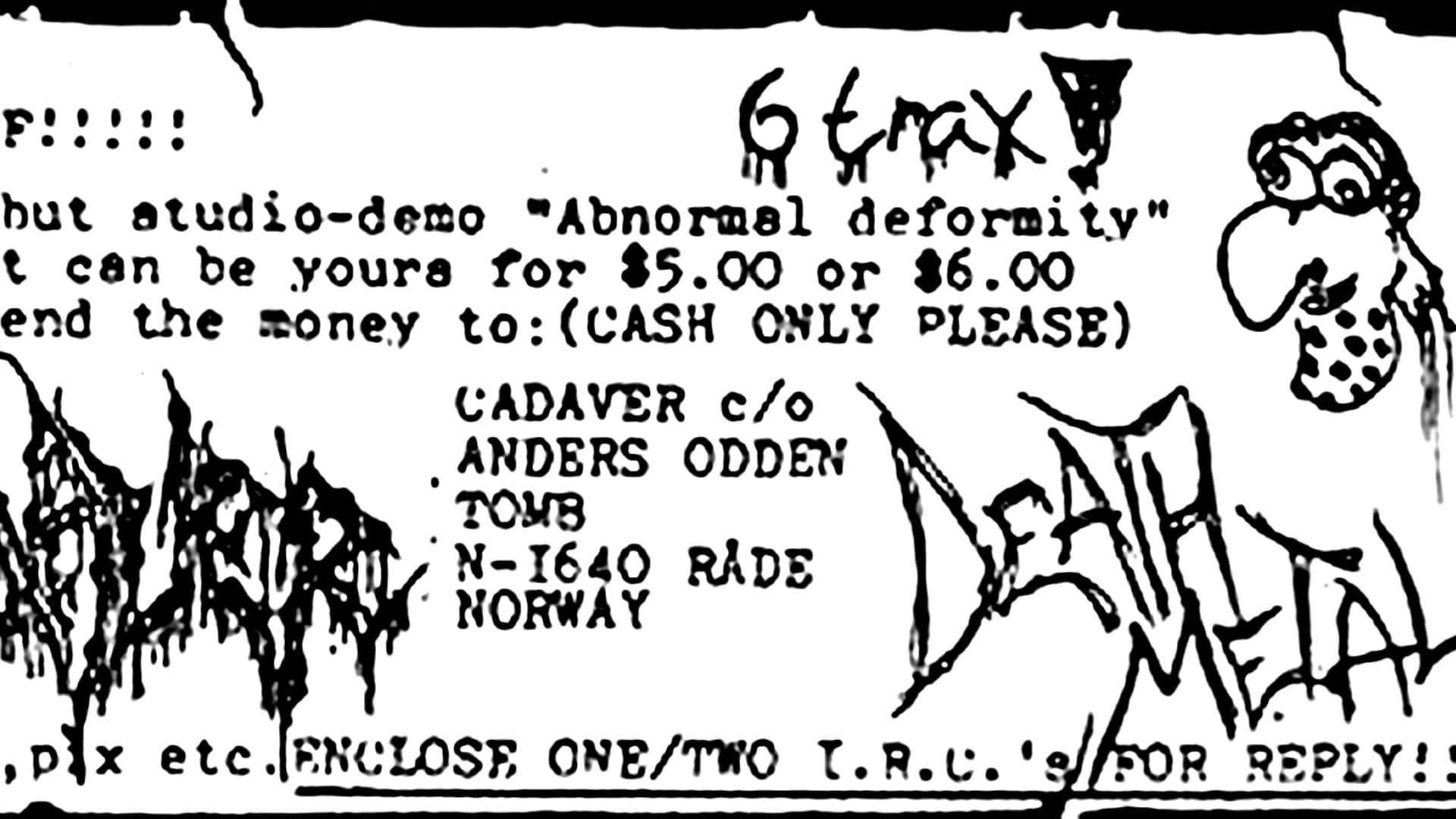 28 Years Ago: CADAVER live in Sarpsborg (Sunset at Dawn)