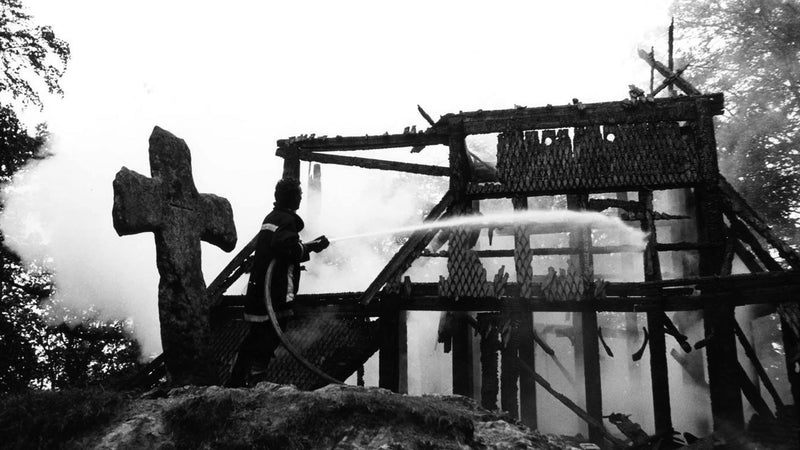 25 Years Ago: Fantoft Stavkyrkje Burns (Norwegian Church Arson 1992) Photos & Video