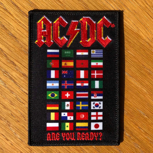AC/DC - Are You Ready (World Flags) (Embroidered Patch)