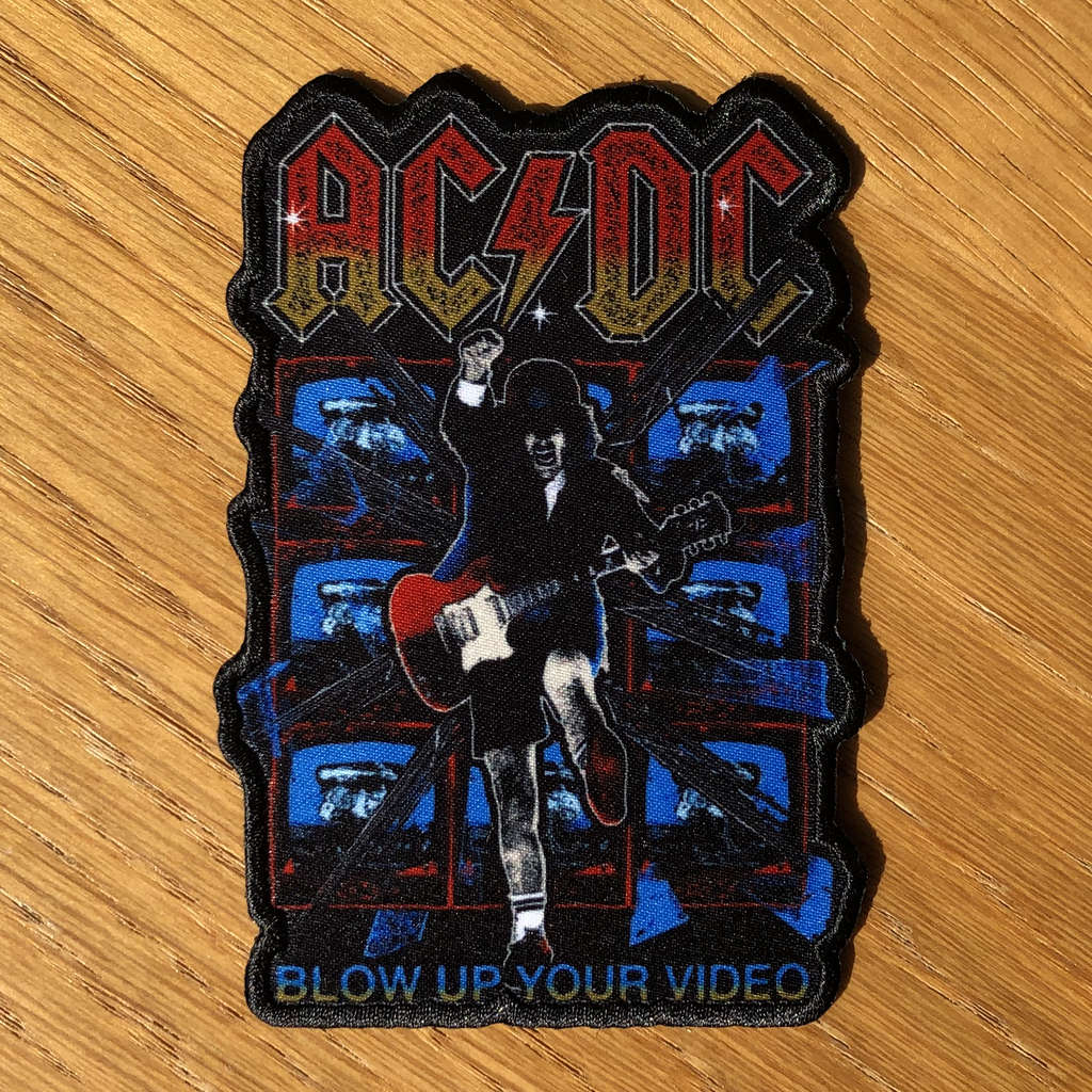 AC/DC - Blow Up Your Video (Cutout) (Printed Patch)