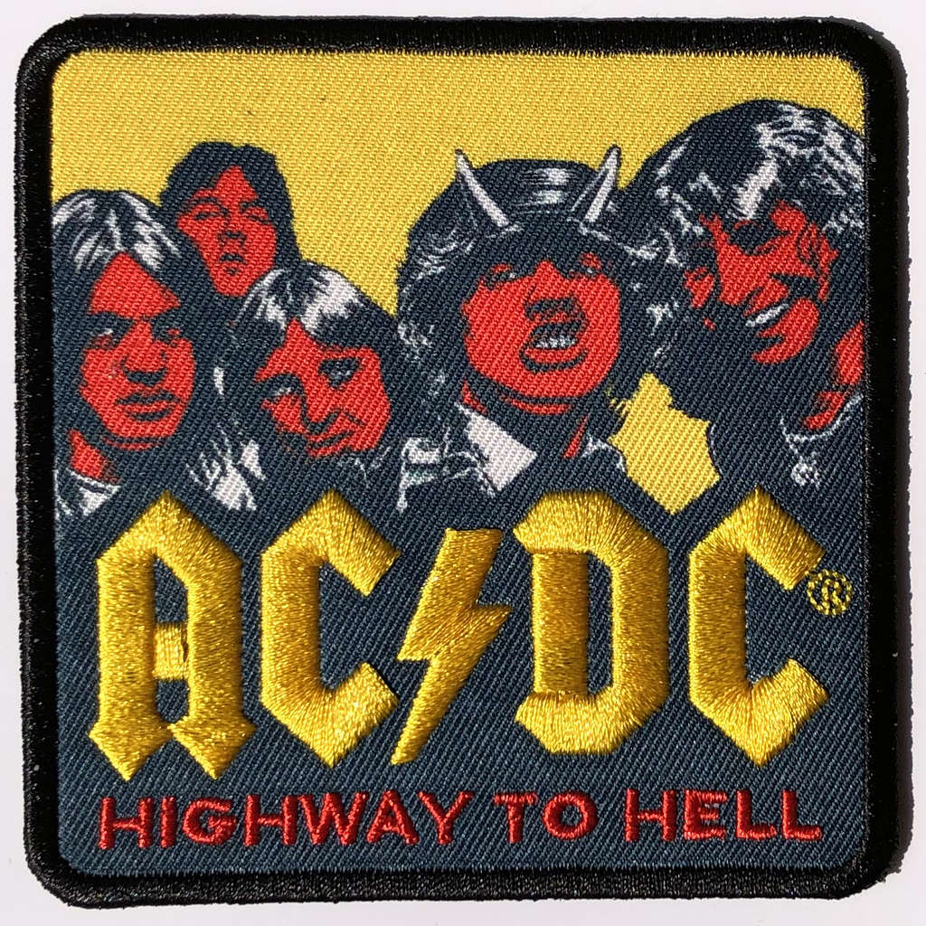 AC/DC - Highway to Hell (Yellow & Red) (Embroidered Patch)