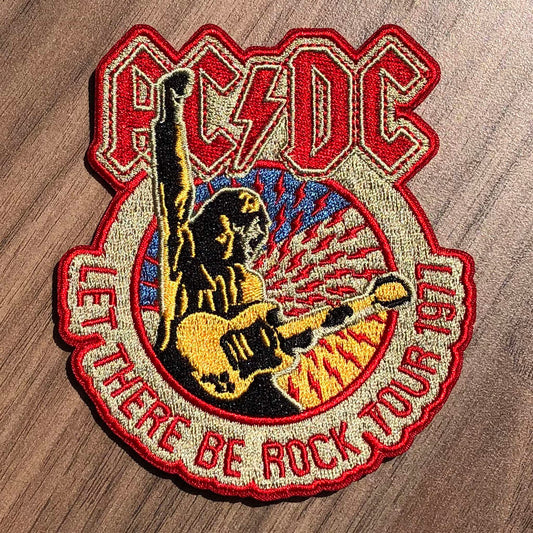 AC/DC - Let There Be Rock Tour 1977 (Embroidered Patch)
