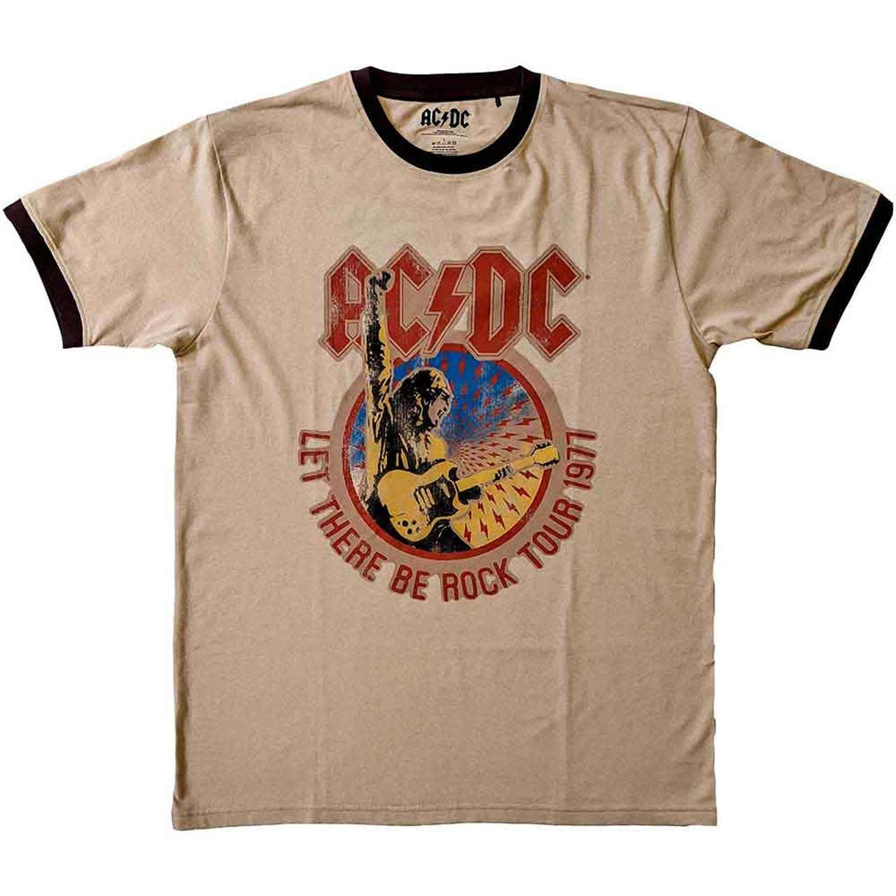 AC/DC - Let There Be Rock Tour 1977 (Ringer) (T-Shirt)