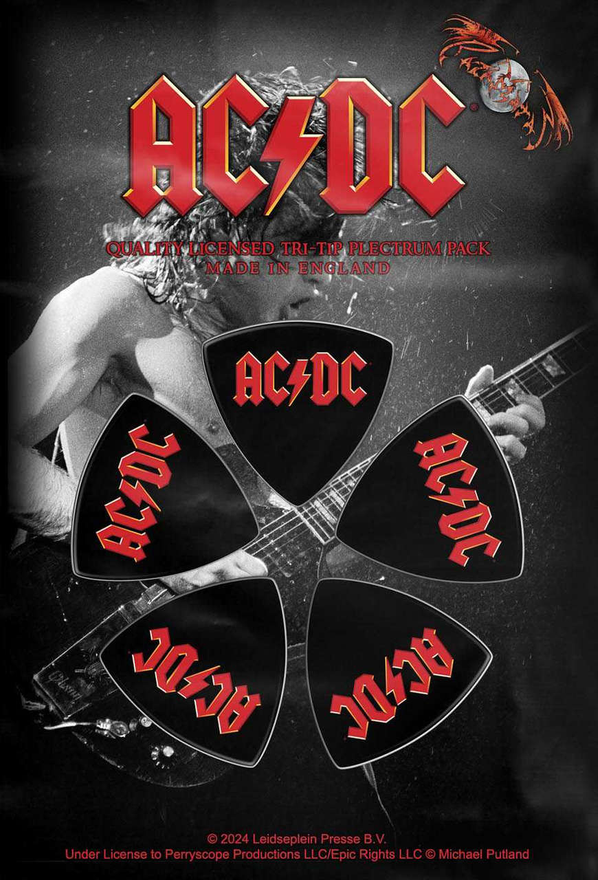 AC/DC - Logo (Tri-Tip) (Plectrum Pack)