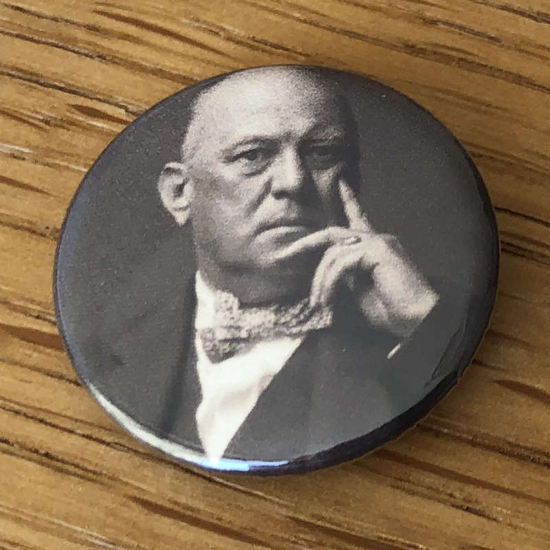 Aleister Crowley 1925 Portrait (Badge)