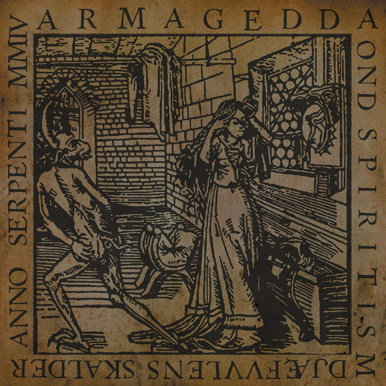 Armagedda - Ond Spiritism: Djaefvvlens Skalder Anno Serpenti MMIV (2019 Reissue) (CD)