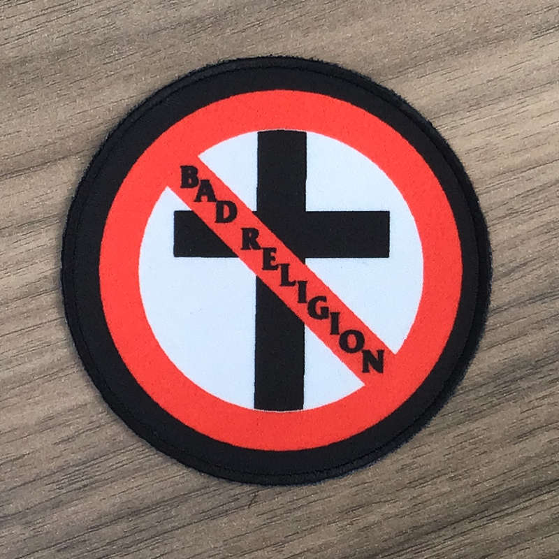 Bad Religion - Crossbuster Logo (Circle) (Printed Patch)