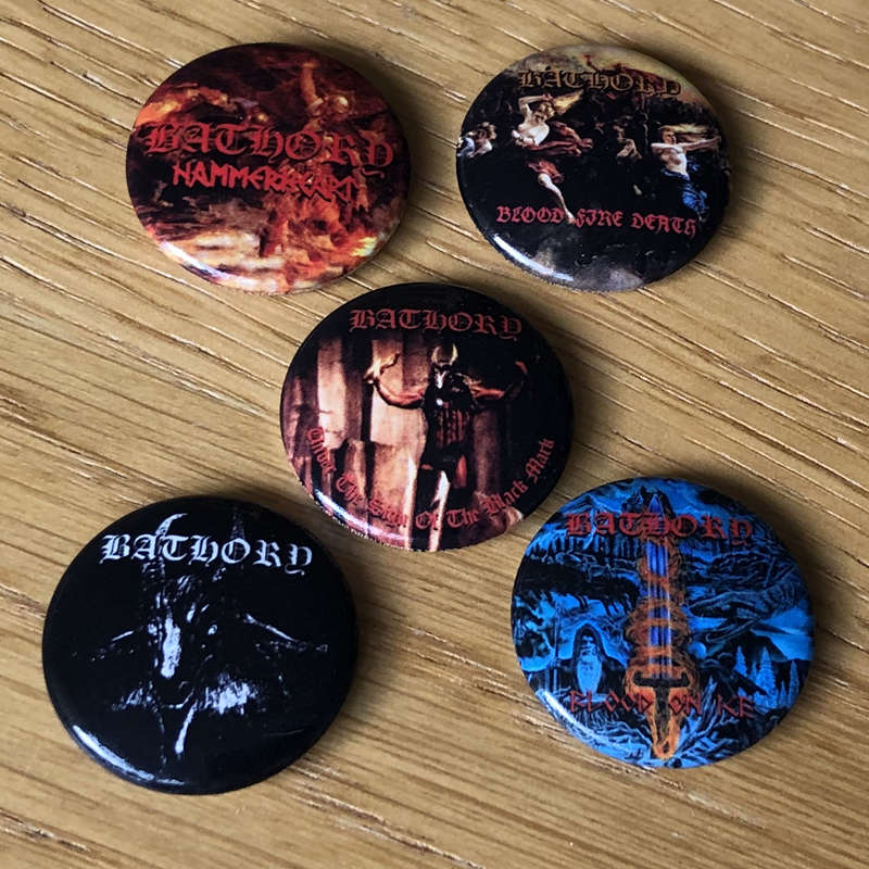 Bathory - Albums (Badge Pack)
