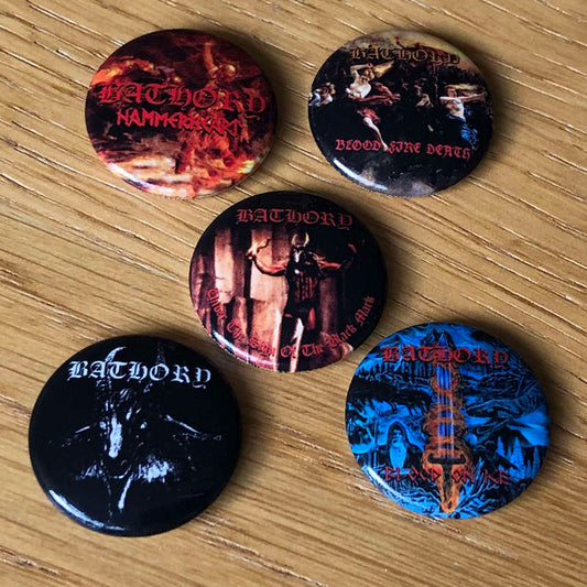 Bathory - Albums (Badge Pack)