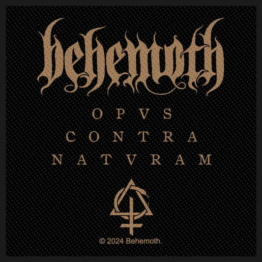 Behemoth - Opvs Contra Natvram (Woven Patch)