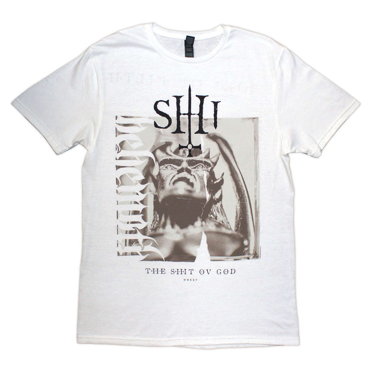 Behemoth - The Shit ov God (Parchment) (White) (T-Shirt)