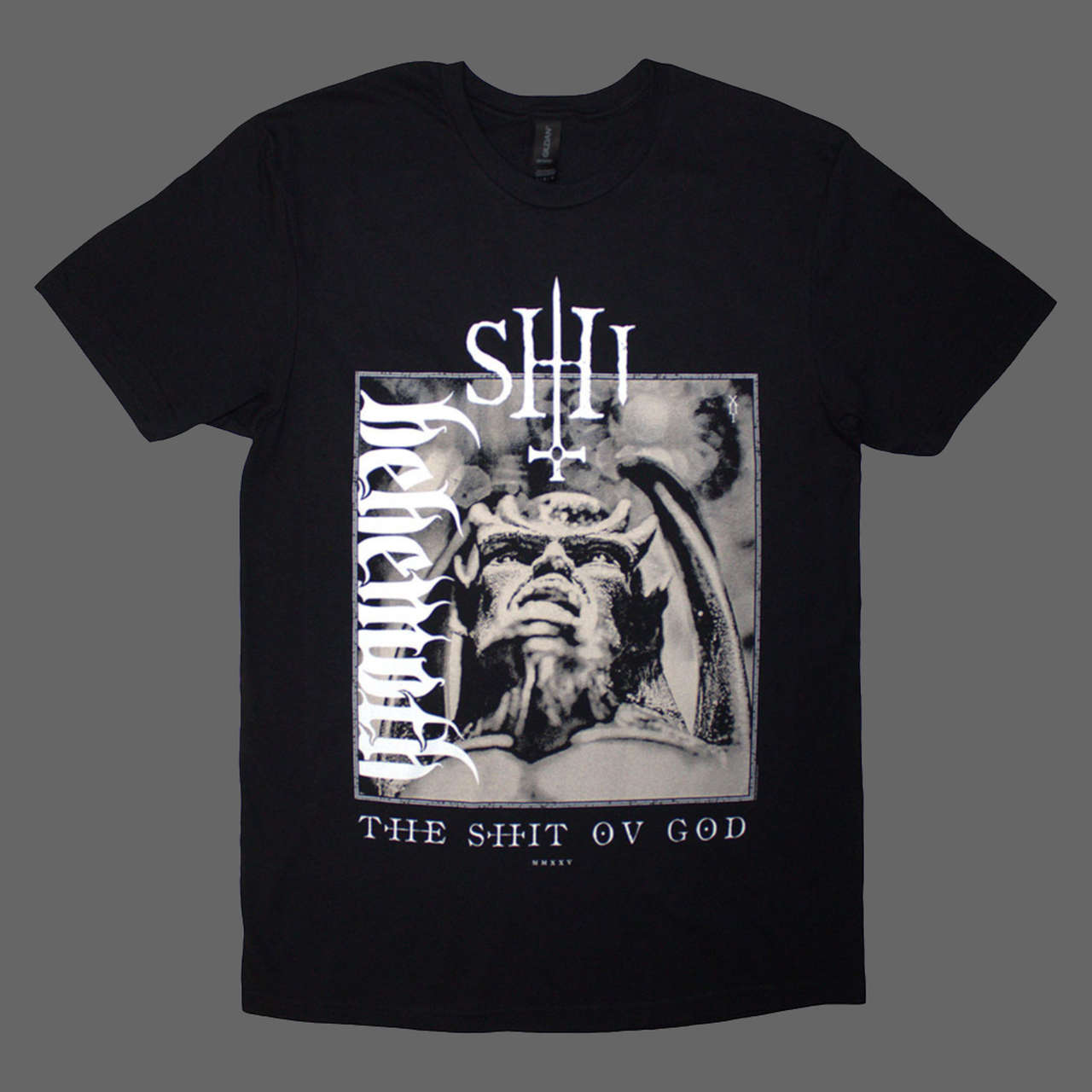 Behemoth - The Shit ov God (Vertical Logo) (T-Shirt)