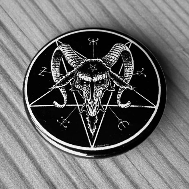 Beherit - Goat Pentagram (Badge)