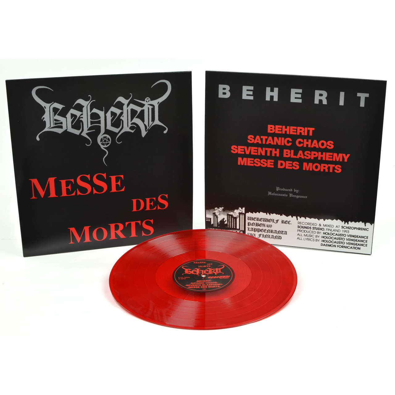 Beherit - Messe des Morts (Red Edition) (2023 Reissue) (LP)