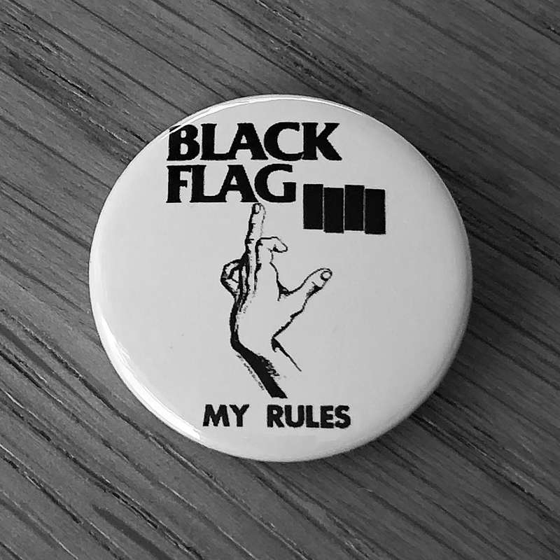 Black Flag - My Rules (Badge)