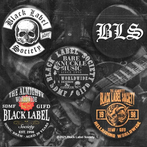 Black Label Society - Logo (Badge Pack)