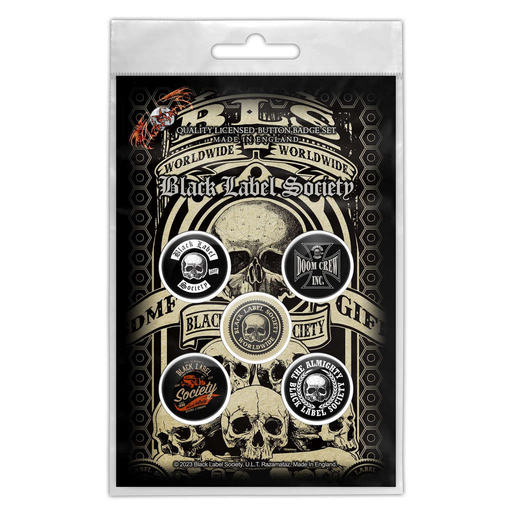 Black Label Society - Worldwide (Badge Pack)