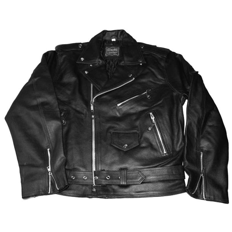 Black Leather Biker (Jacket)