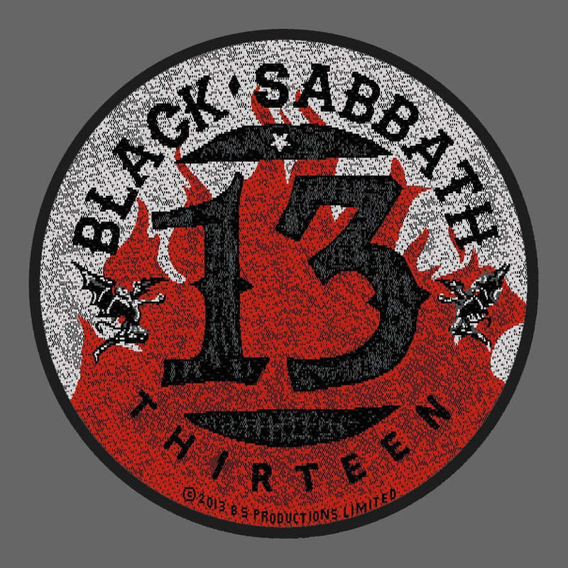 Black Sabbath - 13 (Circle) (Woven Patch)