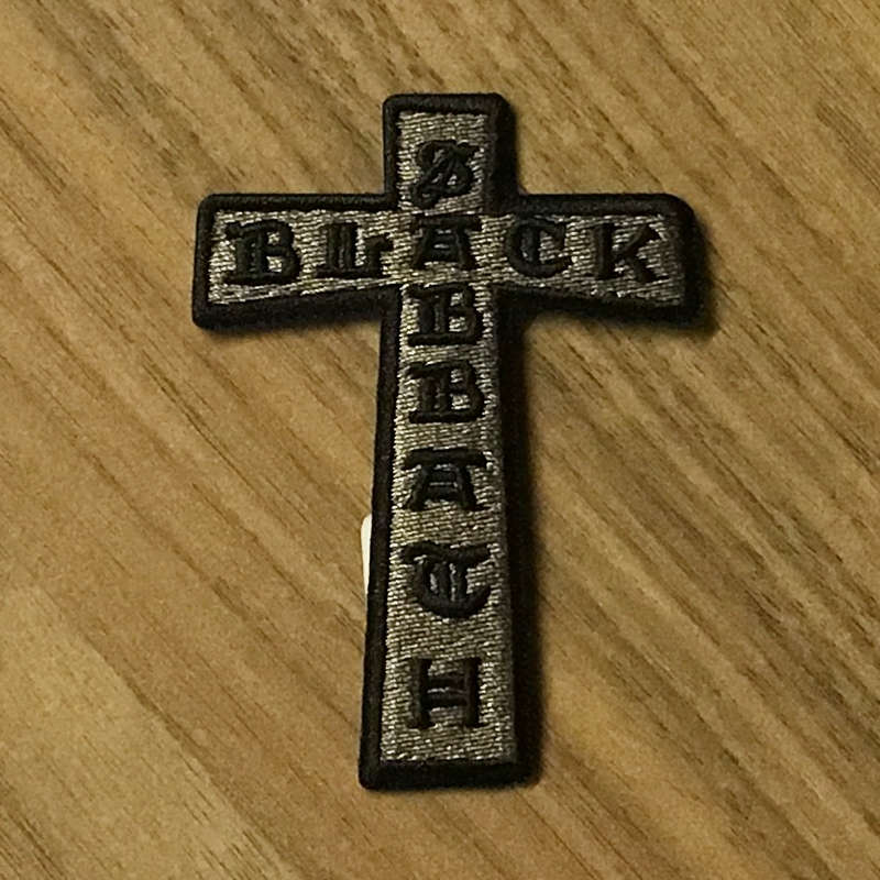 Black Sabbath - Cross Logo (Cutout) (Embroidered Patch)