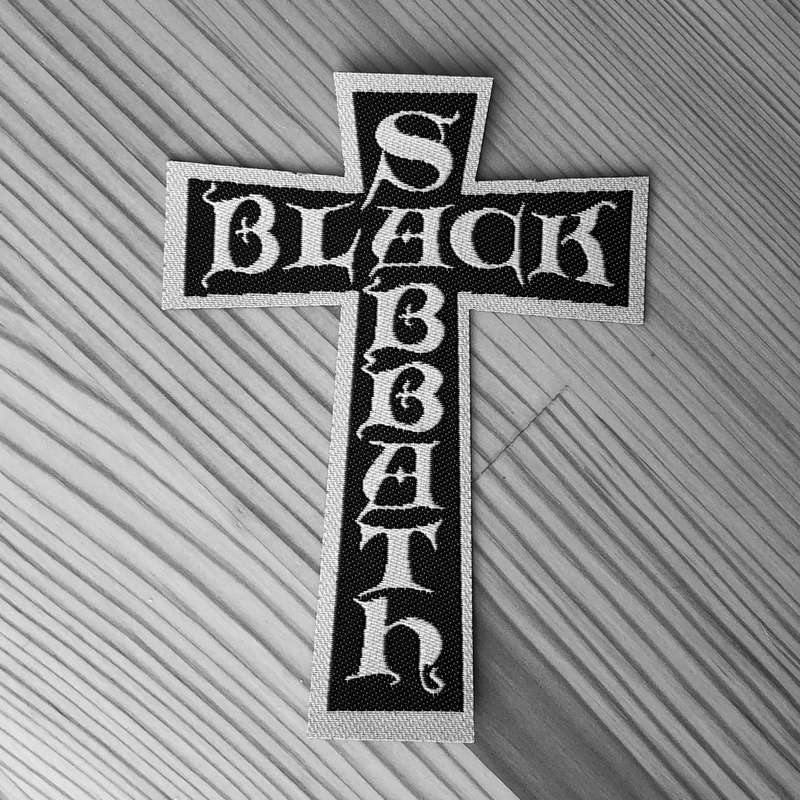 Black Sabbath - Cross Logo (Cutout) (Woven Patch)