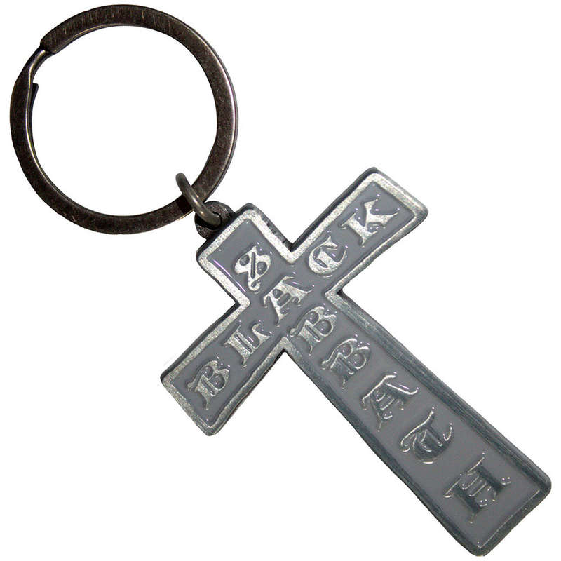 Black Sabbath - Cross Logo (Silver) (Keyring)