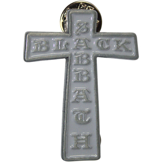 Black Sabbath - Cross Logo (Silver) (Metal Pin)