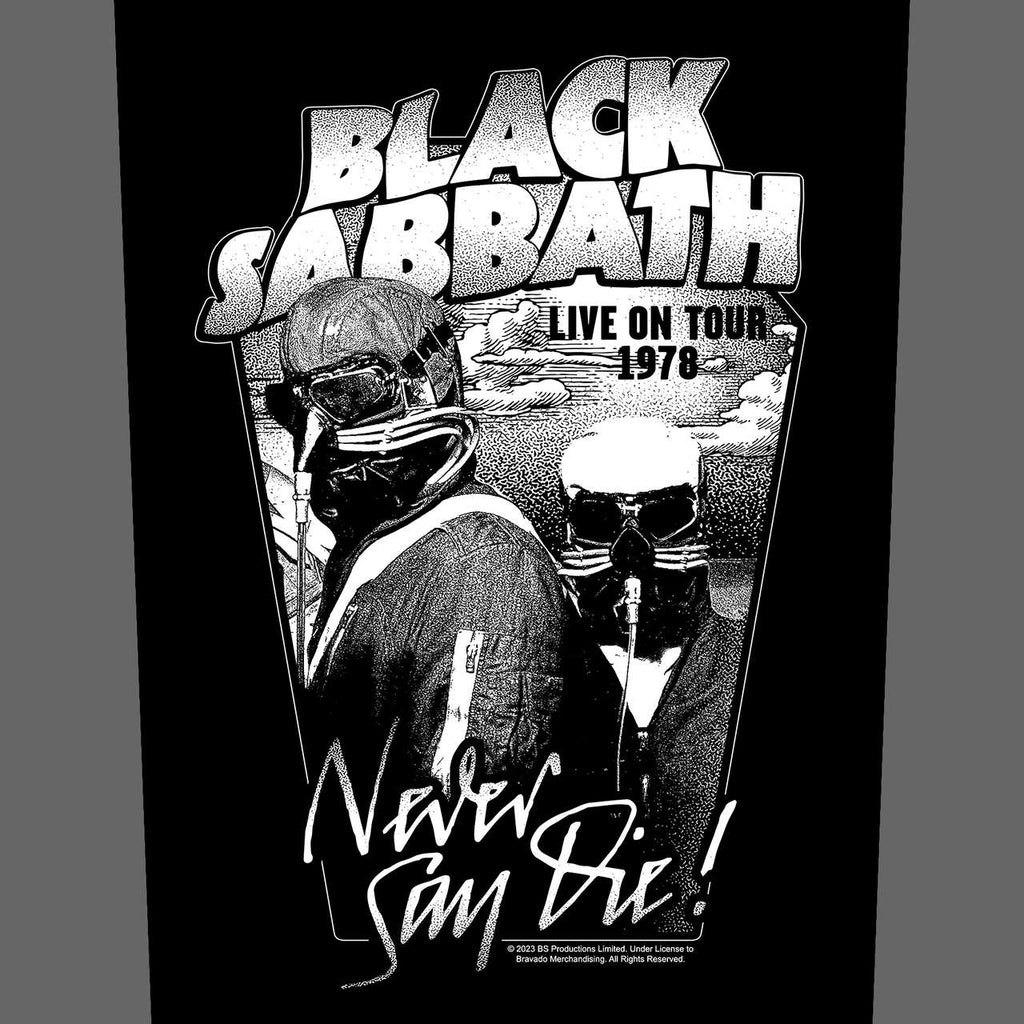 Black Sabbath - Never Say Die (Live on Tour 1978) (Backpatch)