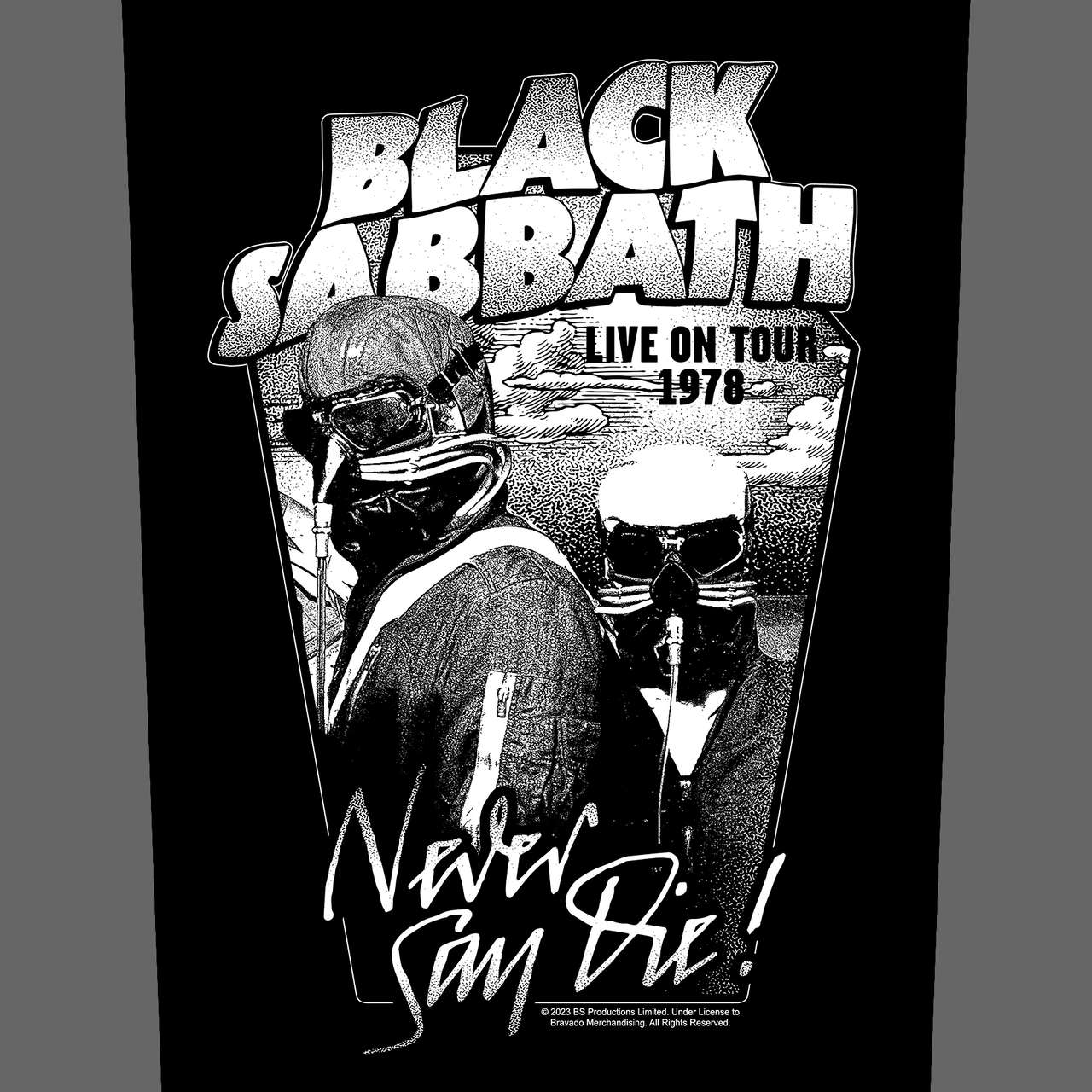 Black Sabbath - Never Say Die (Live on Tour 1978) (Backpatch)