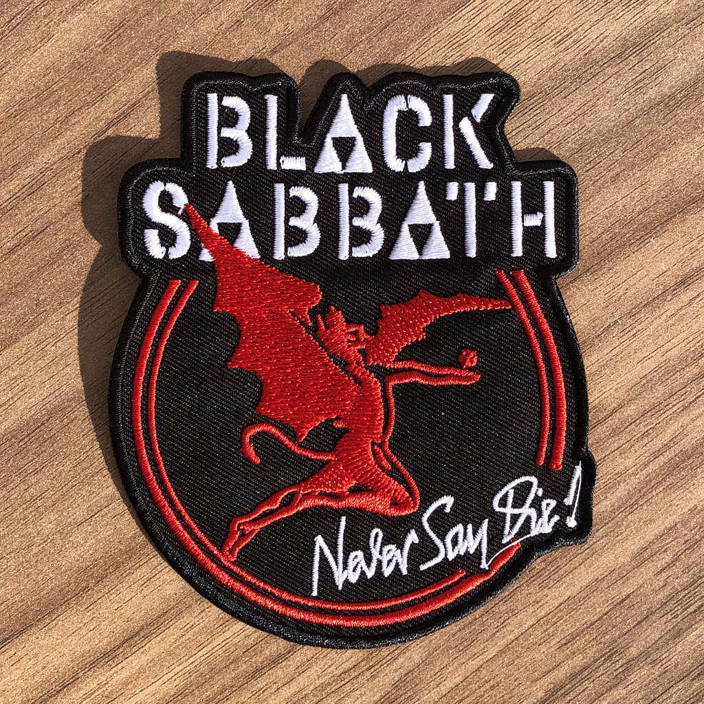 Black Sabbath - Never Say Die (Red Henry) (Embroidered Patch)