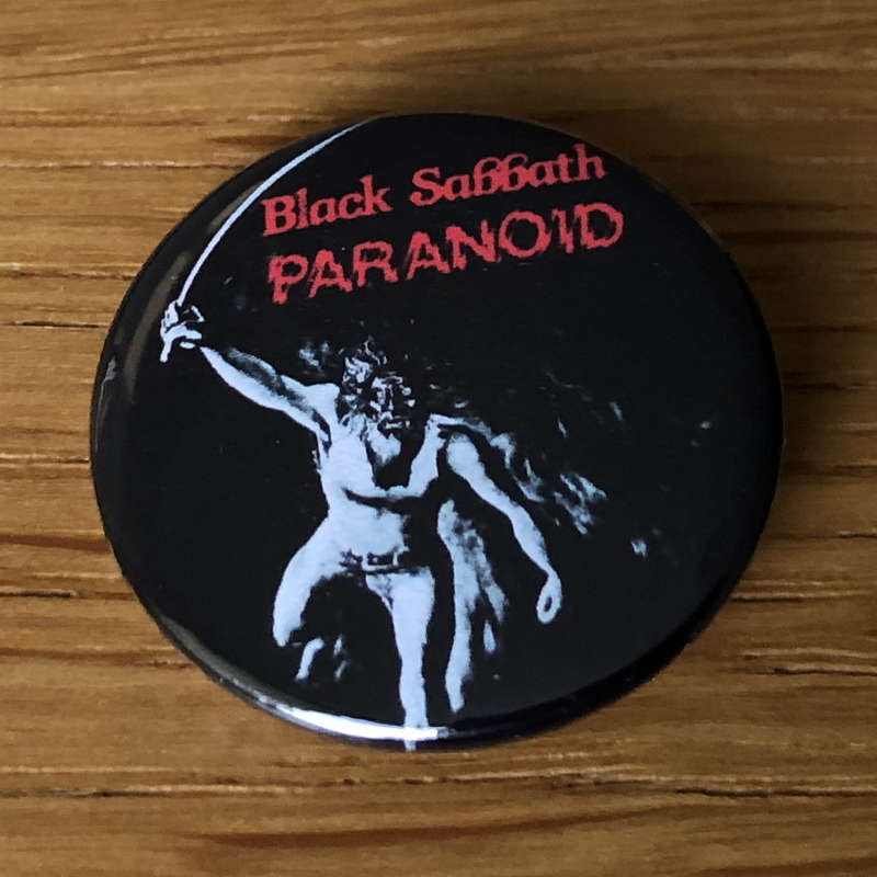 Black Sabbath - Paranoid (Single) (Badge)