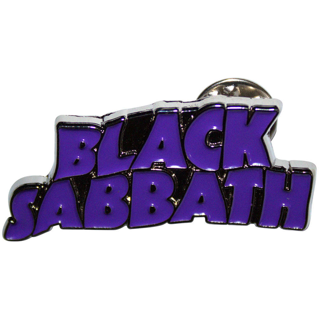 Black Sabbath - Purple Logo (2) (Metal Pin)
