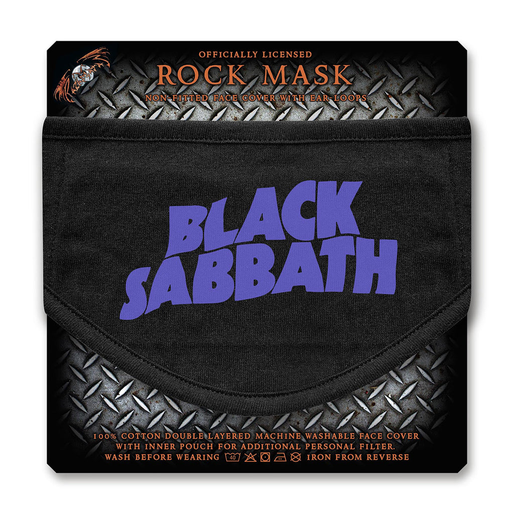 Black Sabbath - Purple Logo (Face Cover)