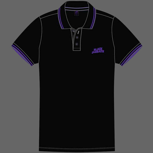 Black Sabbath - Purple Logo (Polo Shirt)