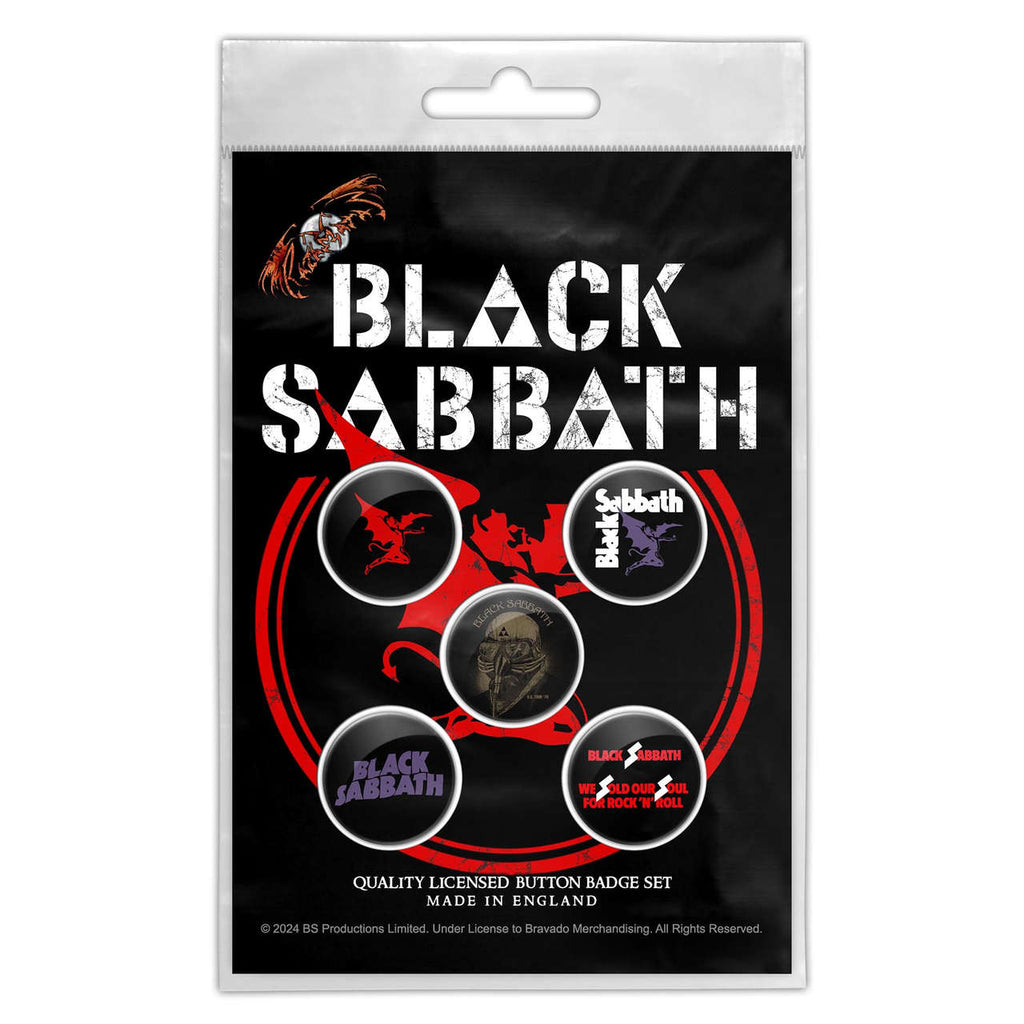 Black Sabbath - Red Henry (Badge Pack)